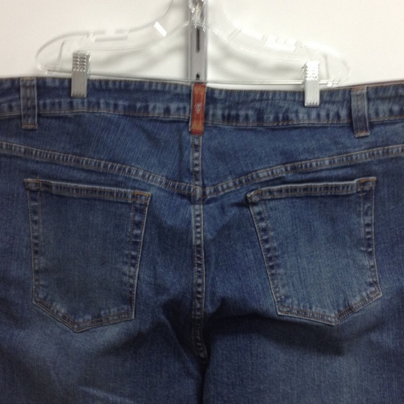 New Makers USA Rhinestone Stud Jeans Plus Size - Picture 3 of 3